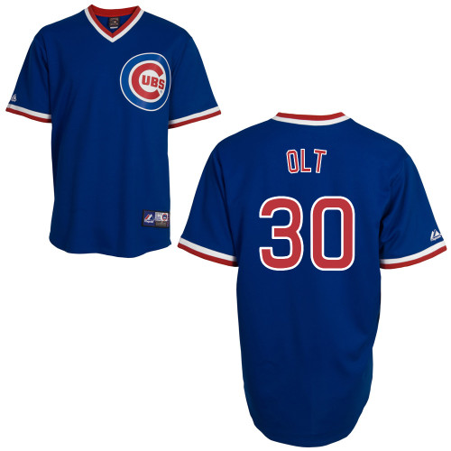 Mike Olt #30 Youth Baseball Jersey-Chicago Cubs Authentic Alternate 2 Blue MLB Jersey